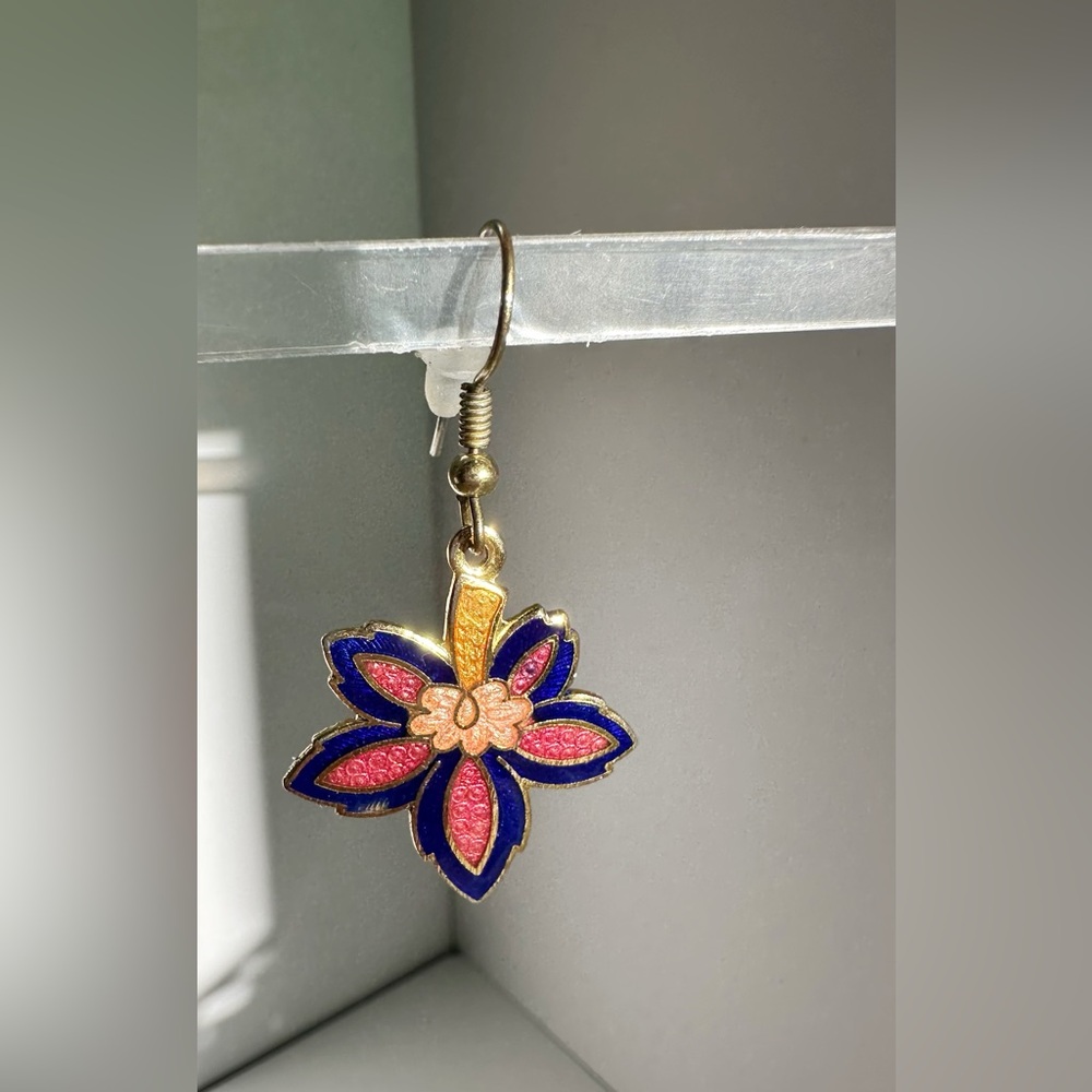 Colorful Flower Earings - Picture 4 of 8